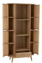 J-LINE WANDREK ROUNDED MDF/GRENENHOUT NATUUR - Tuincentrum Lopik