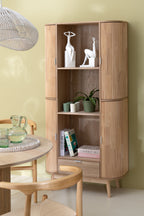 J-LINE WANDREK ROUNDED MDF/GRENENHOUT NATUUR - Tuincentrum Lopik