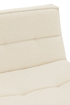 J-LINE QUADRATISCHER DREHSESSEL, PAPPELHOLZ/SCHAUMSTOFF, CREME