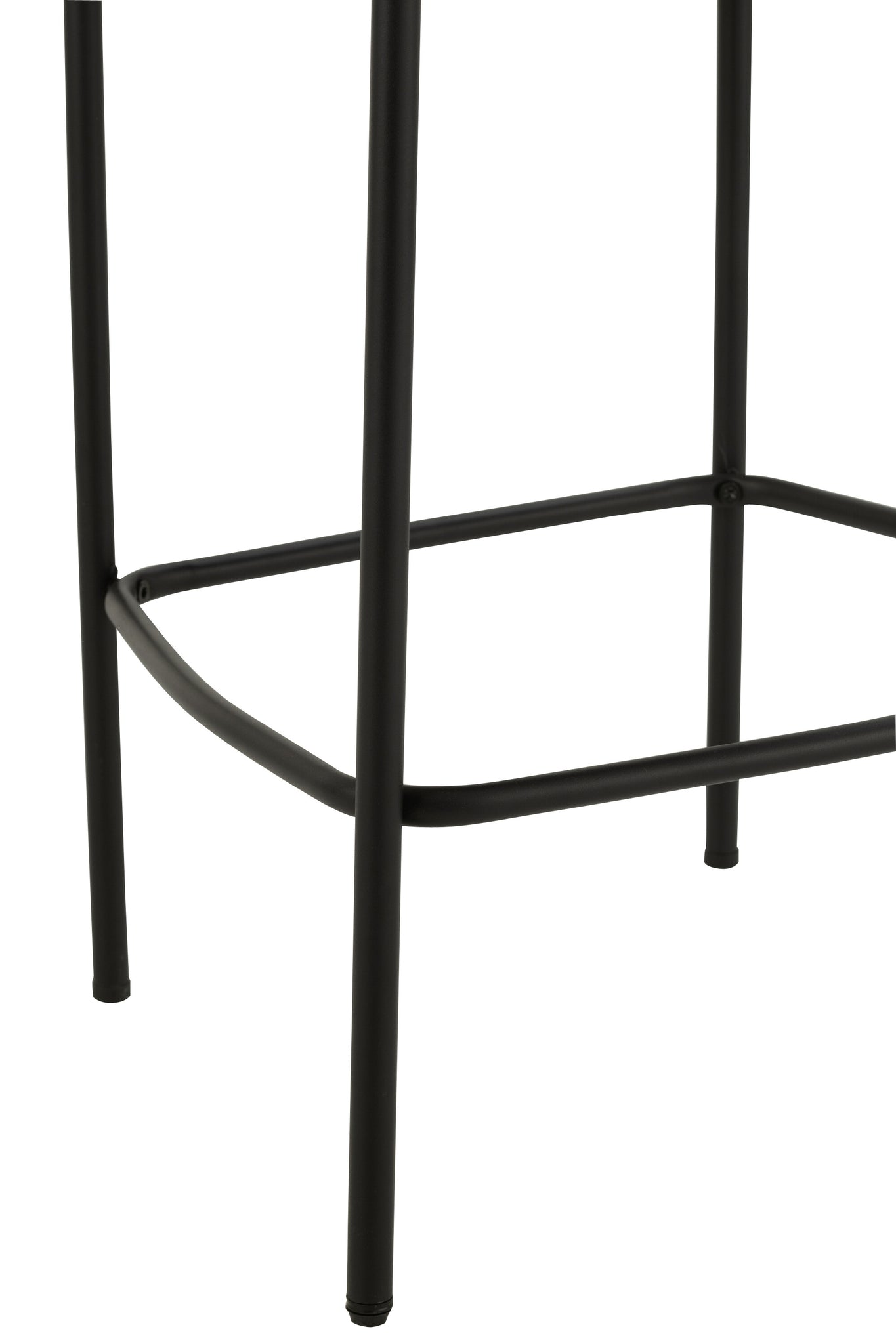 J-LINE BARSTOEL BOUCLE WIT/ZWART - Tuincentrum Lopik