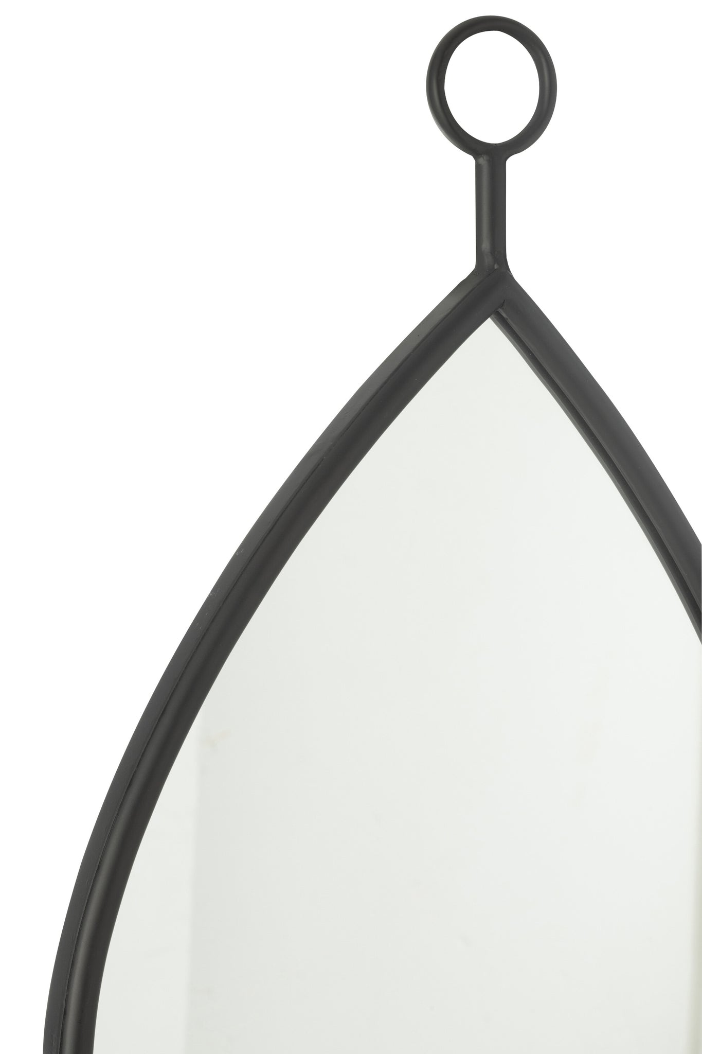 J-LINE HANGENDE SPIEGEL DROP MIRROR/MDF BLACK MEDIUM - Tuincentrum Lopik