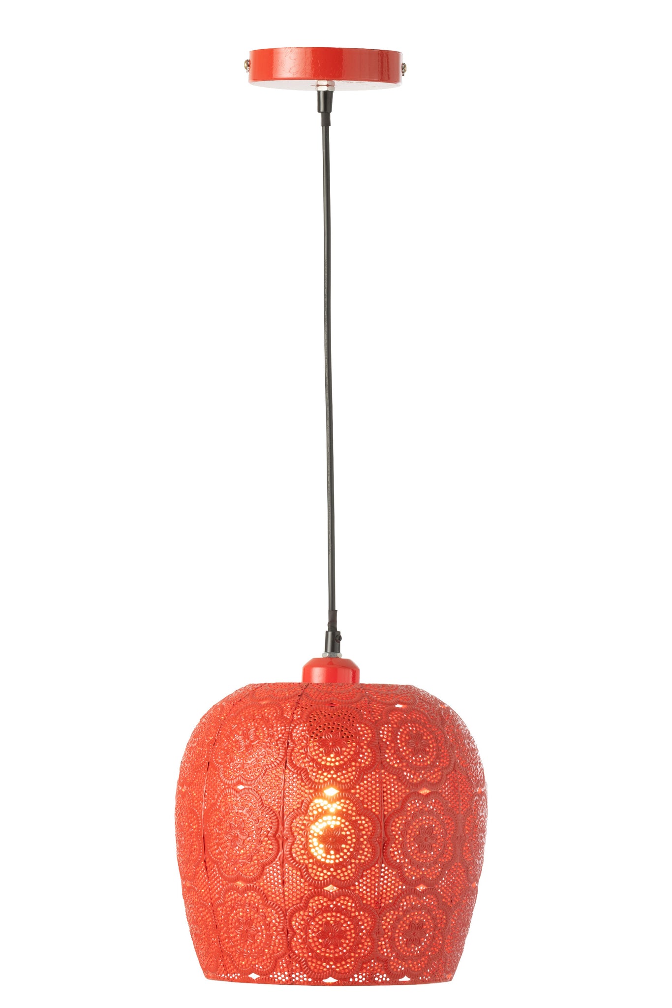 J-LINE HANGLAMP ALIVE METAAL ROOD - Tuincentrum Lopik