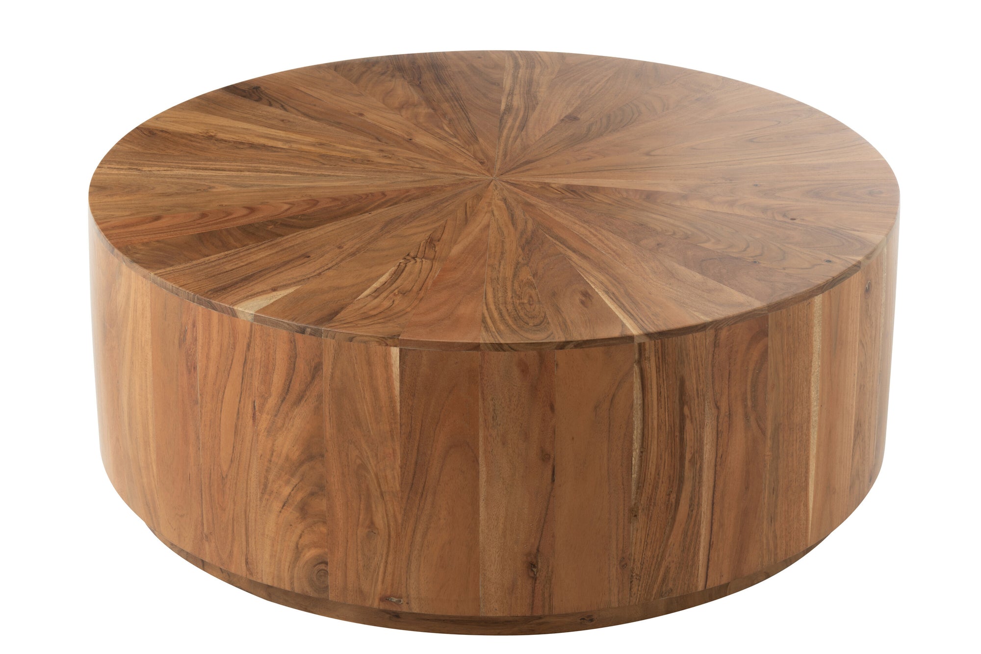 Salontafel rond acaciahout/MDF natuurlijk - Tuincentrum Lopik
