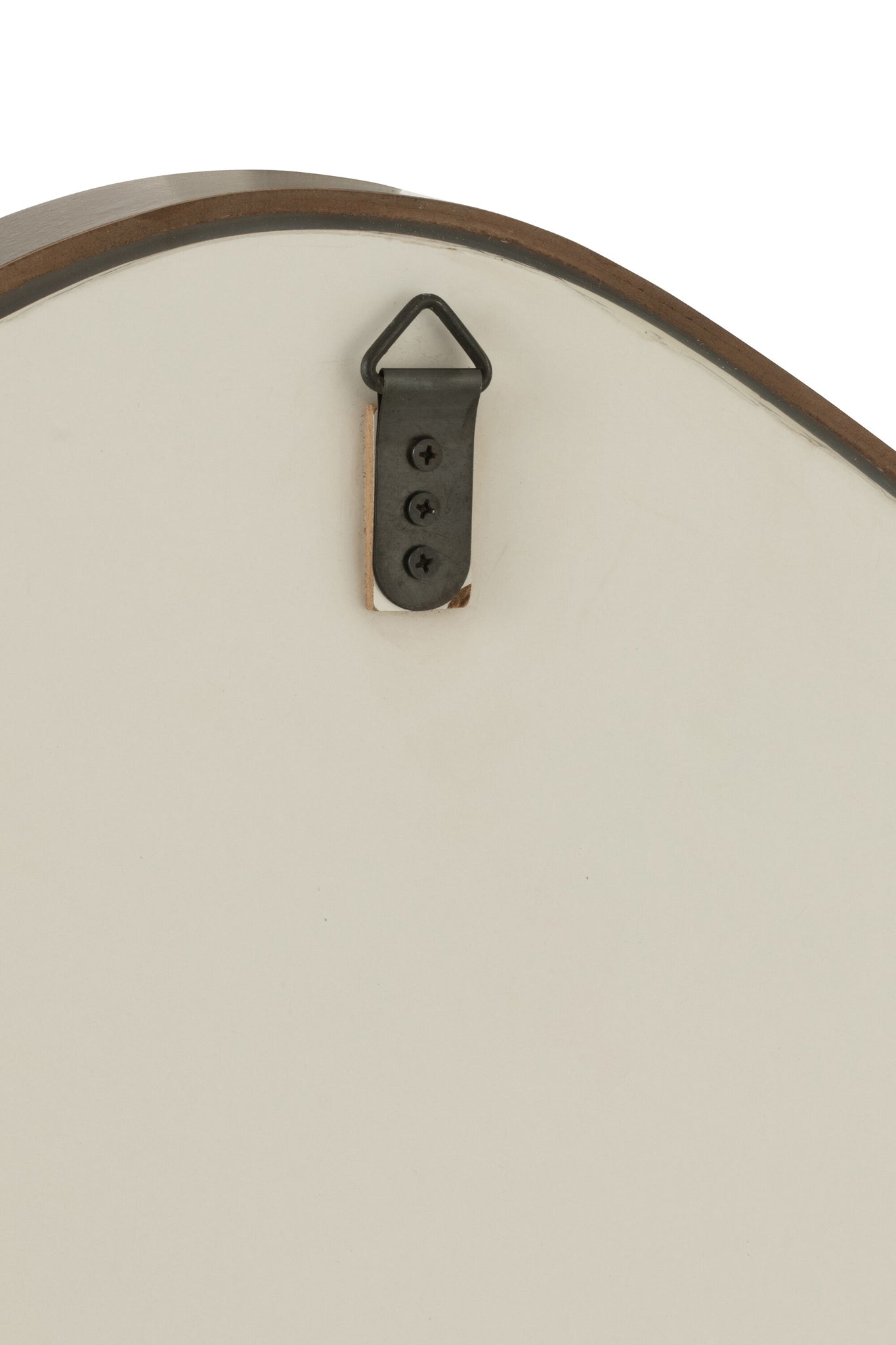 J-LINE HANGENDE SPIEGEL ABSTRACT MIRROR/MDF DARK BROWN LARGE - Tuincentrum Lopik