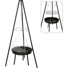 Vuurschaal Hangend- Met Grilrooster - Driepoot Model