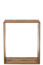 J-LINE WANDREK CUBE HOUT BRUIN - Tuincentrum Lopik