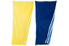 Strandhanddoek Dolce Vita Terry/Katoen Blauw/Geel Assortiment Van 2 - Tuincentrum Lopik
