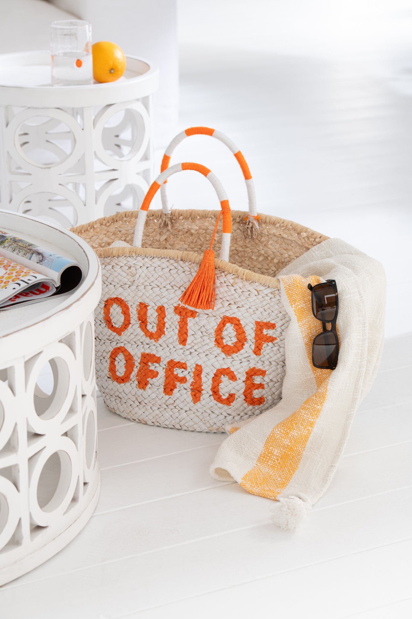J-LINE STRANDTAS SUMMER QUOTES MAÏSBLADEREN MIX ASSORTIMENT VAN 3 - Tuincentrum Lopik
