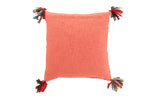 Kussen Chindi Kwastjes Katoen/Polyester Roze - Tuincentrum Lopik