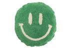 Kussen Smiley met knopen van katoen Groen/Wit - Tuincentrum Lopik