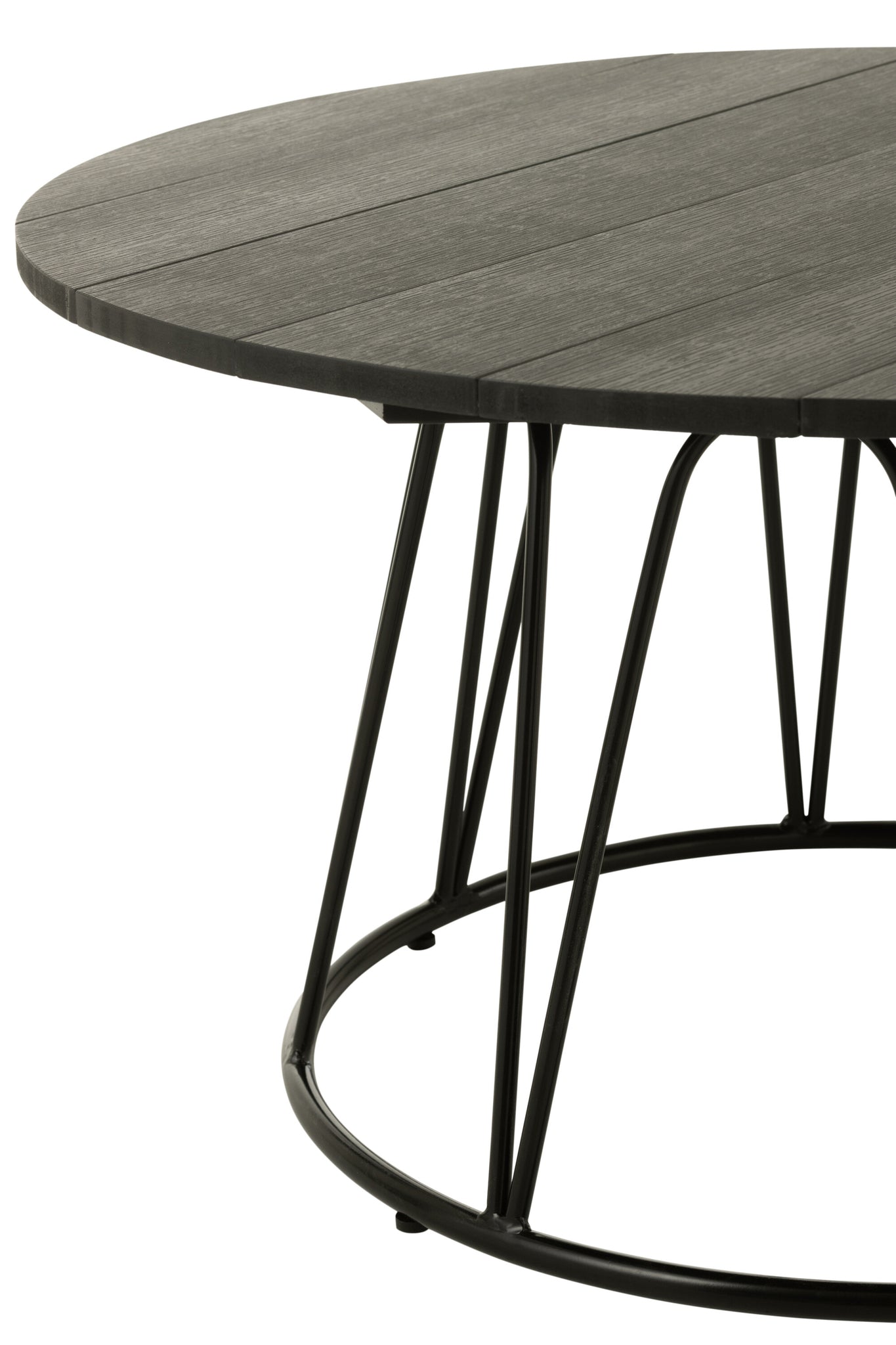 Tafel Zoa Staal/Polyethyleen Zwart - Tuincentrum Lopik