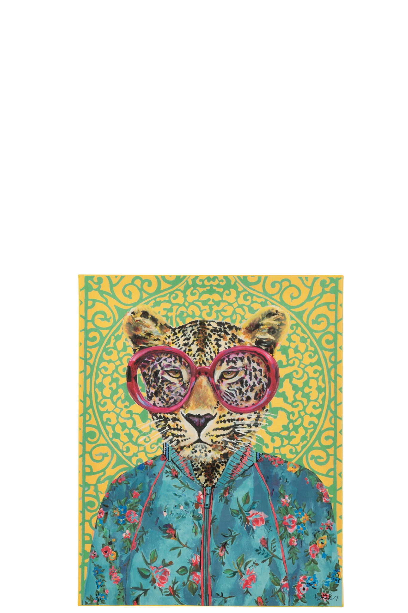 J-LINE WANDDECORATIE TIJGER POP ART CANVAS MIX KLEIN - 40 X 50 CM - Tuincentrum Lopik