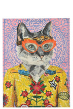 J-LINE WANDDECORATIE KAT POP ART CANVAS MIX GROOT - 75 X 100 CM - Tuincentrum Lopik