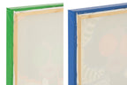 J-LINE WANDDECORATIE VROUWEN POP ART CANVAS MIX KLEIN - SET VAN 2 - 40 X 50 CM - Tuincentrum Lopik