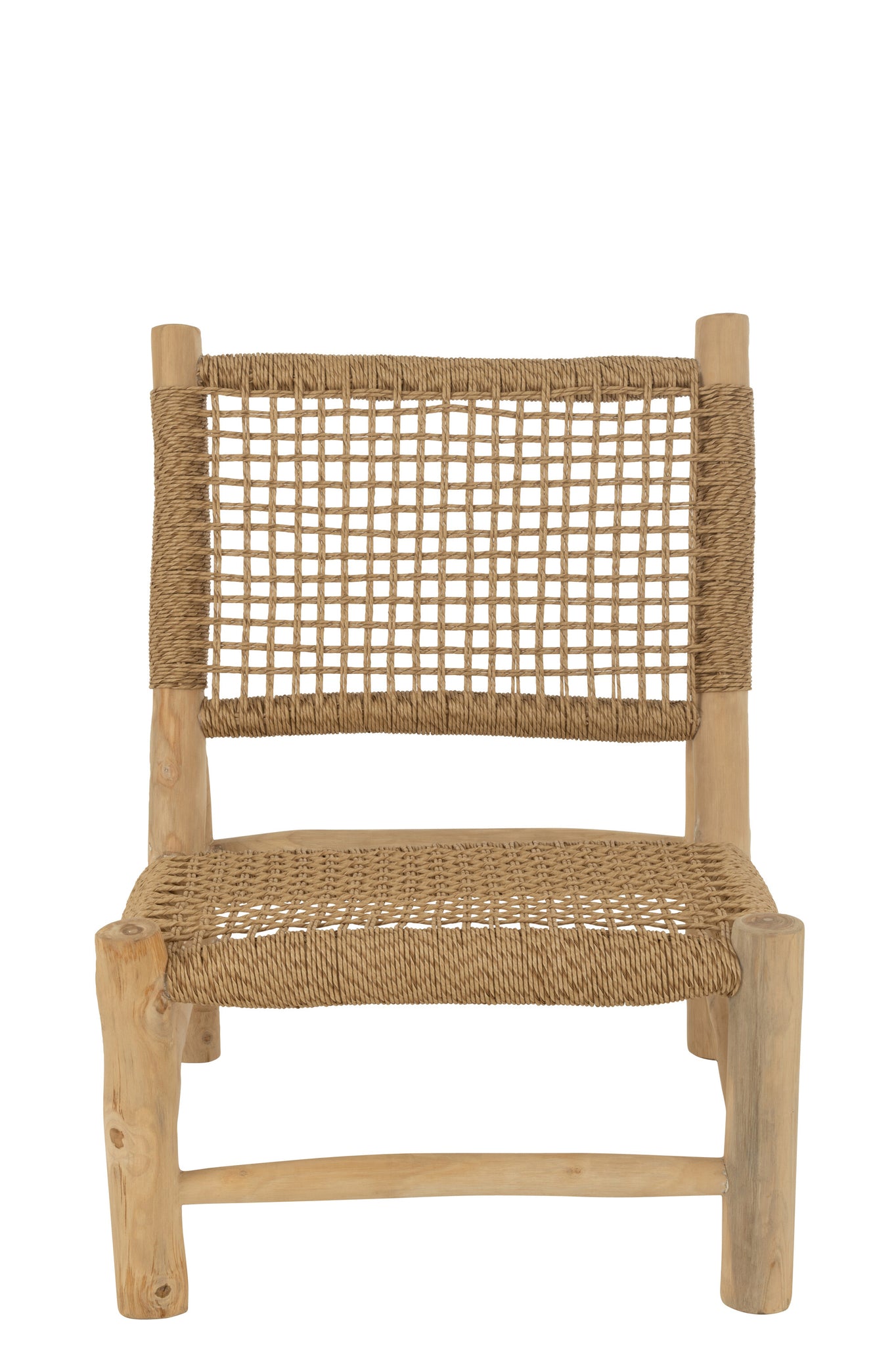 J-LINE BANK VITA TEAK/PLASTIC NATUREL - Tuincentrum Lopik