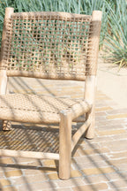 J-LINE BANK VITA TEAK/PLASTIC NATUREL - Tuincentrum Lopik