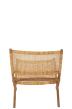 J-LINE VOUWSTOEL ROTAN/TEAK NATUREL - Tuincentrum Lopik