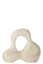 J-LINE ABSTRACT FIGURINE OLINA CERAMIC CREAM SMALL - Tuincentrum Lopik