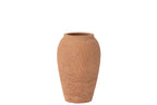 J-LINE VAAS KAIA – TERRACOTTA BRUIN SMALL - Tuincentrum Lopik