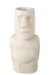 J-LINE VUURKORF MOAI MGO GRIJS - Tuincentrum Lopik