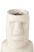 J-LINE VUURKORF MOAI MGO GRIJS - Tuincentrum Lopik
