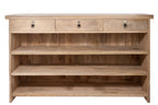 J-LINE BAR 3 DRAWERS+3 SHELVES WOOD NATURAL - Tuincentrum Lopik