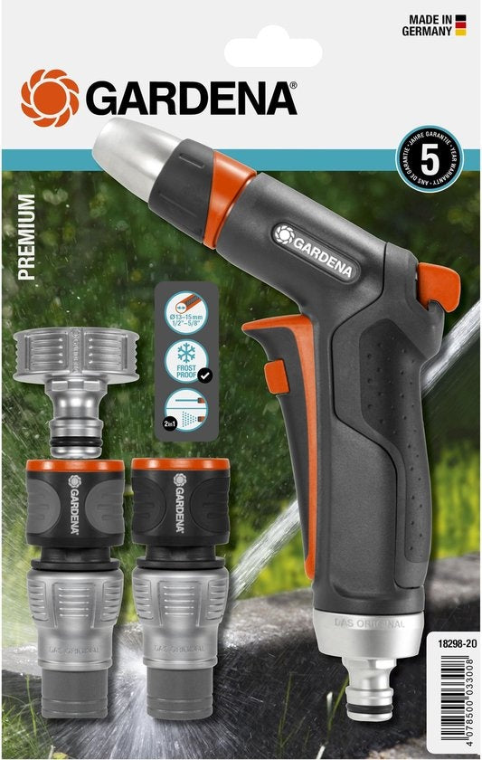 GARDENA PREMIUM BASISSET SPUITPISTOOL – INCL. ARMATUREN