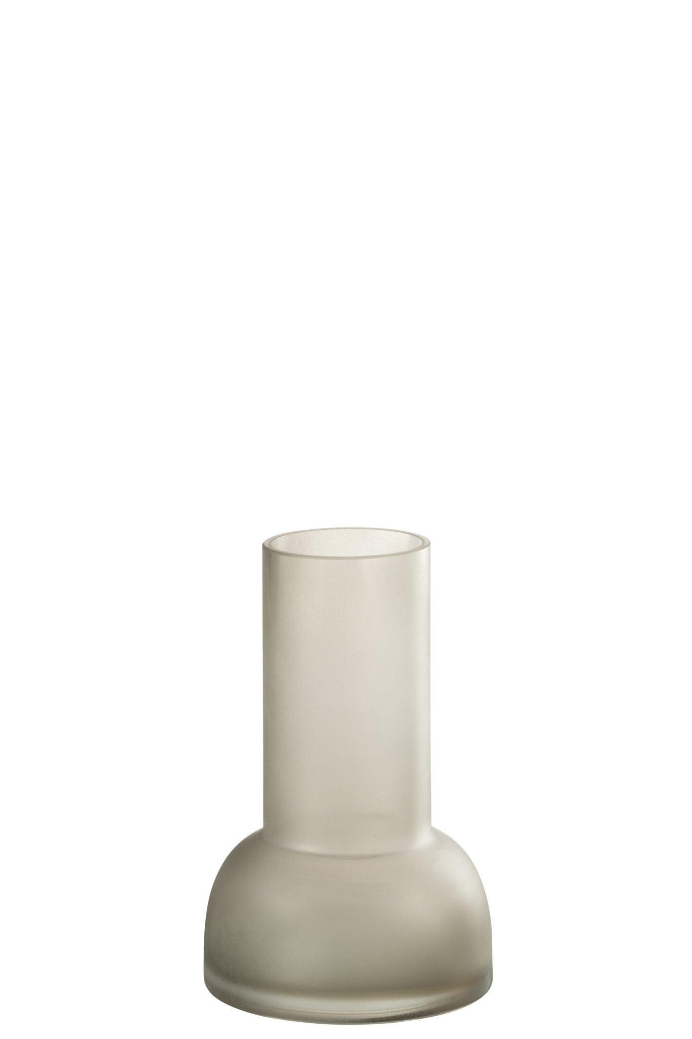 J-LINE VASE/CANDLEHOLDER YARA GLAS GREIGE SMALL - Tuincentrum Lopik