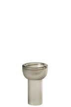 J-LINE VASE/CANDLEHOLDER YARA GLAS GREIGE SMALL - Tuincentrum Lopik