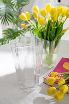 J-LINE VASE CLARA GLAS TRANSPARENT KLEIN