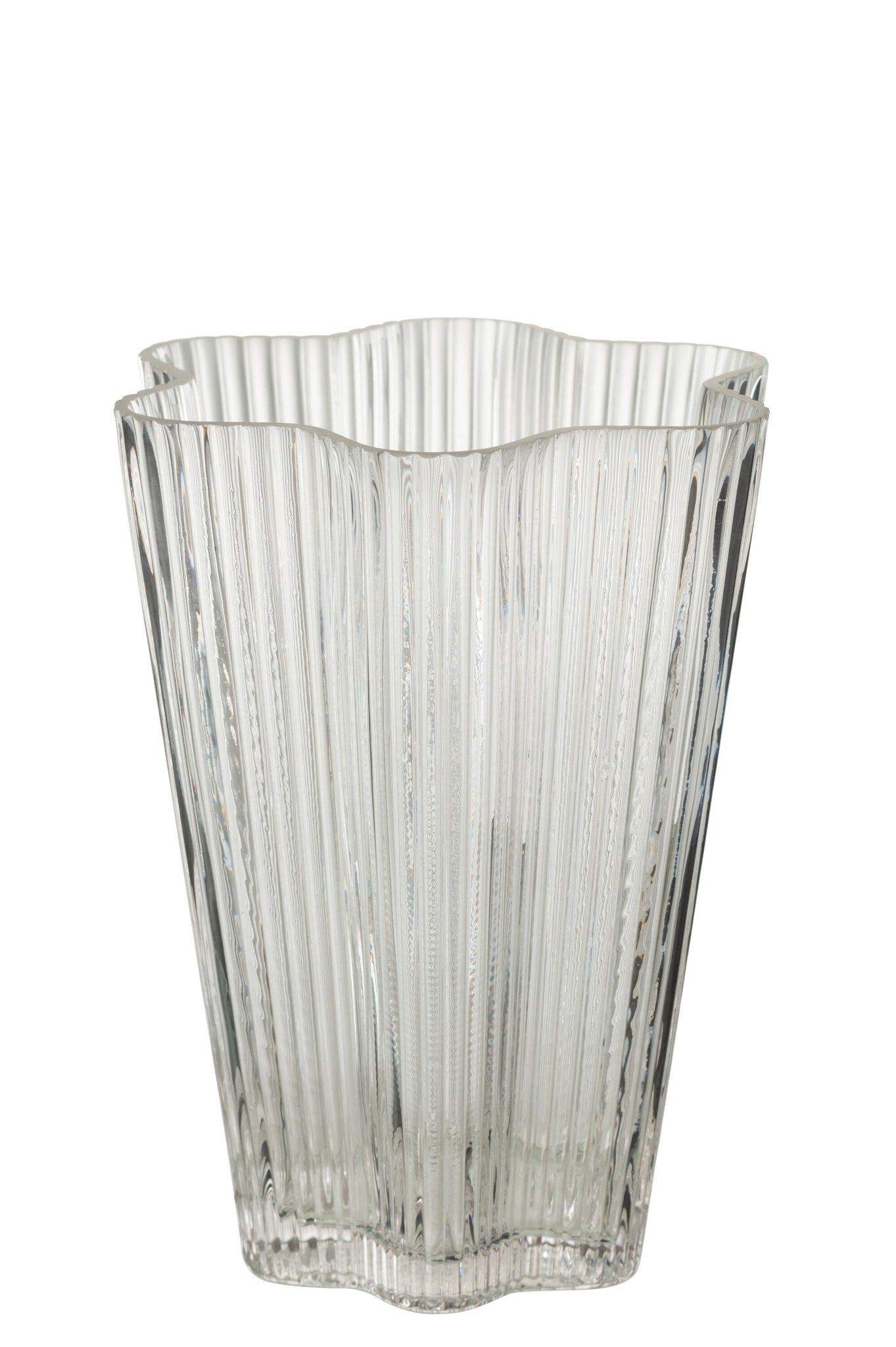 J-LINE VASE CLARA GLAS TRANSPARENT KLEIN