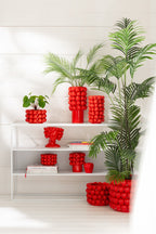 J-LINE BLOEMPOT STRAWBERRIES GIRL – KERAMIEK ROOD - Tuincentrum Lopik