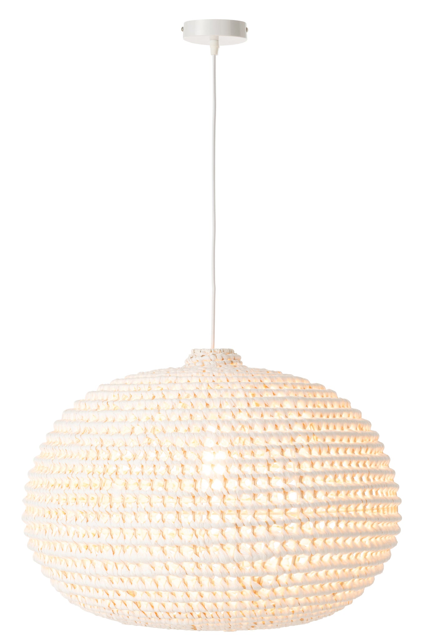 J-LINE PLAFONDLAMP GEVLOCHTEN METAAL WIT - Tuincentrum Lopik