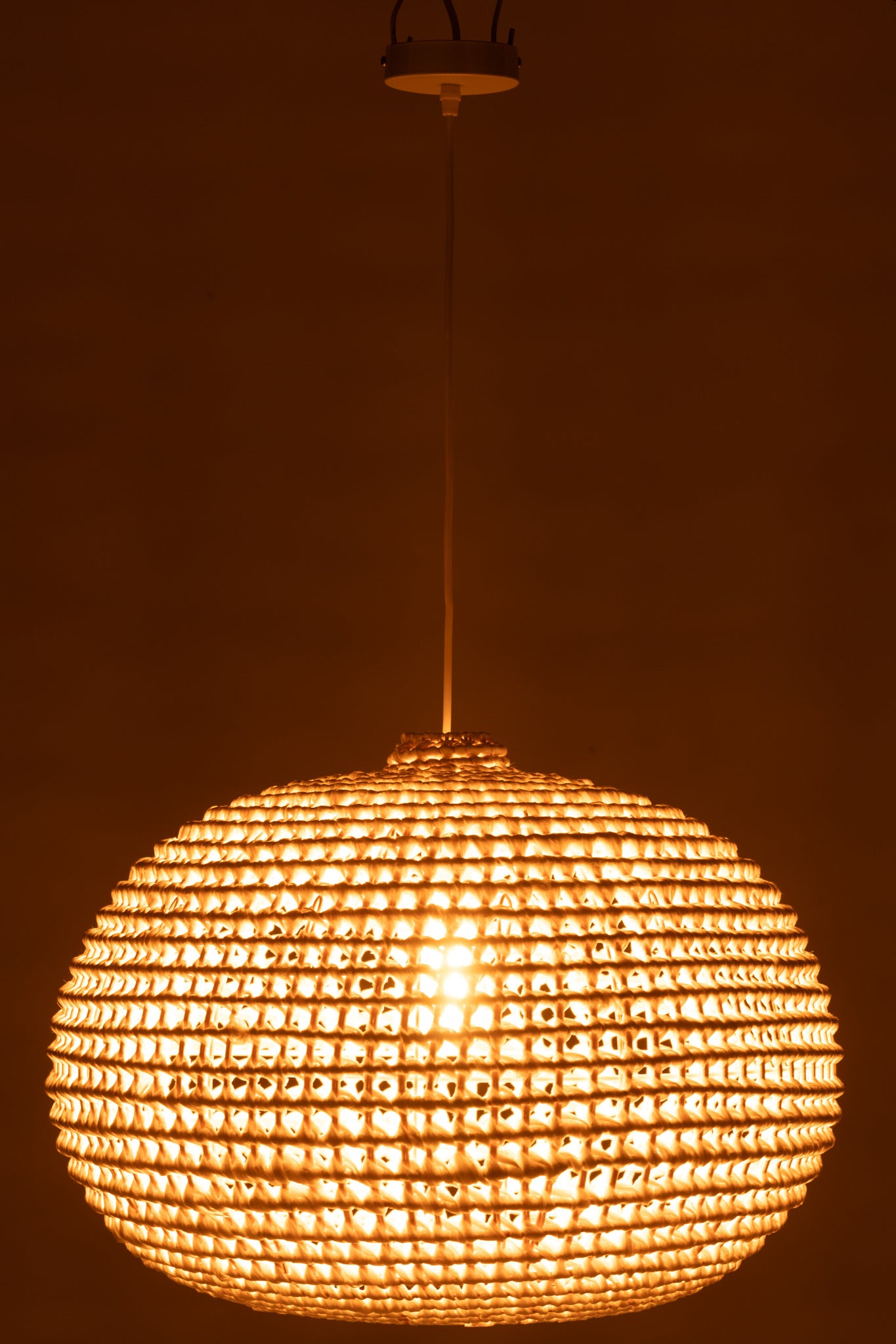J-LINE PLAFONDLAMP GEVLOCHTEN METAAL WIT - Tuincentrum Lopik