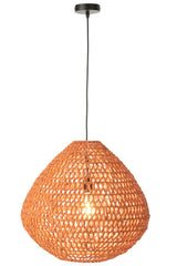 J-LINE DECKENLEUCHTE GEFLOCHTENES METALL ORANGE/ROST