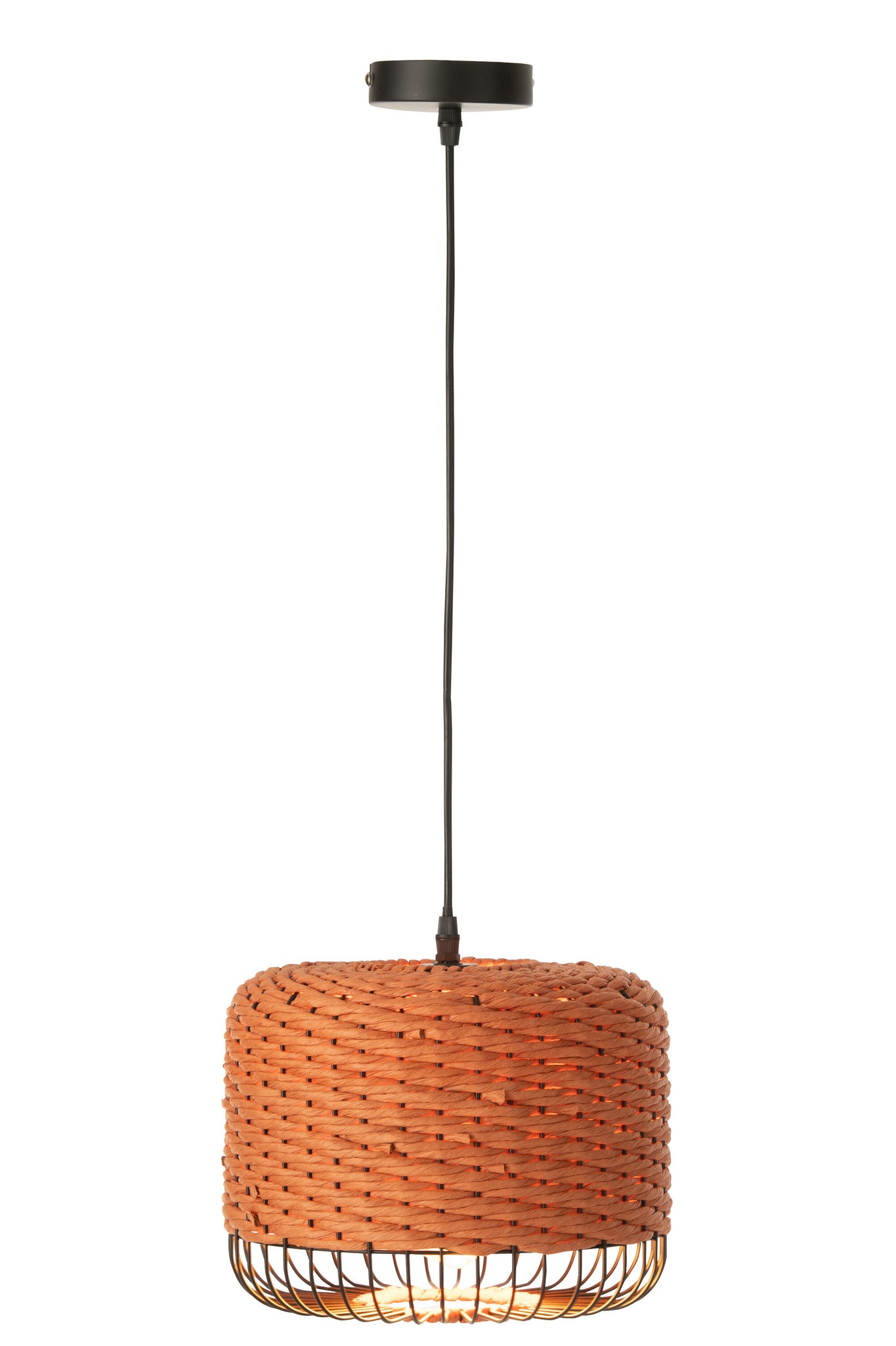 J-LINE PLAFONDLAMP METAAL ORANJE/ROEST - Tuincentrum Lopik