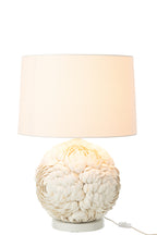 J-LINE TAFELLAMP SCHELP WIT GROOT - Tuincentrum Lopik