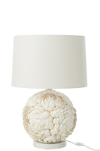 J-LINE TAFELLAMP SCHELP WIT GROOT - Tuincentrum Lopik