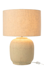 Tafellamp Mia terracotta beige groot - Tuincentrum Lopik