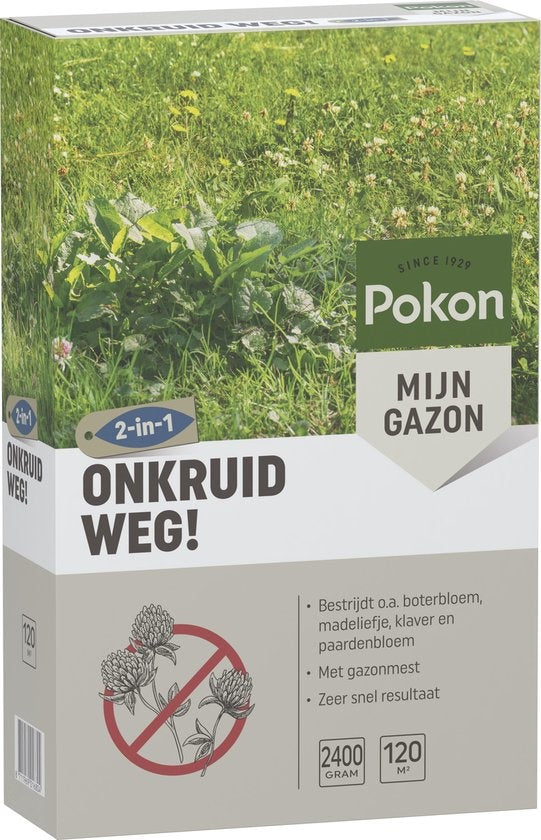  ONKRUID WEG! 2400 GRAM 120M²