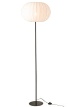 J-LINE VLOERLAMP LANTERN METAAL/TEXTIEL WIT GROOT - Tuincentrum Lopik