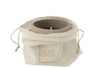 J-LINE OUTDOOR KAARS CYRA CEMENT GRIJS MEDIUM 31U - Tuincentrum Lopik