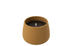 J-LINE OUTDOOR KAARS CYRA CEMENT LICHTBRUIN KLEIN 18U - Tuincentrum Lopik