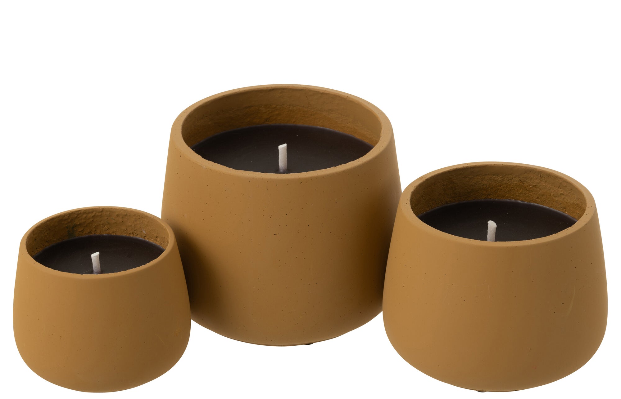 J-LINE OUTDOOR KAARS CYRA CEMENT LICHTBRUIN GROOT 48U - Tuincentrum Lopik