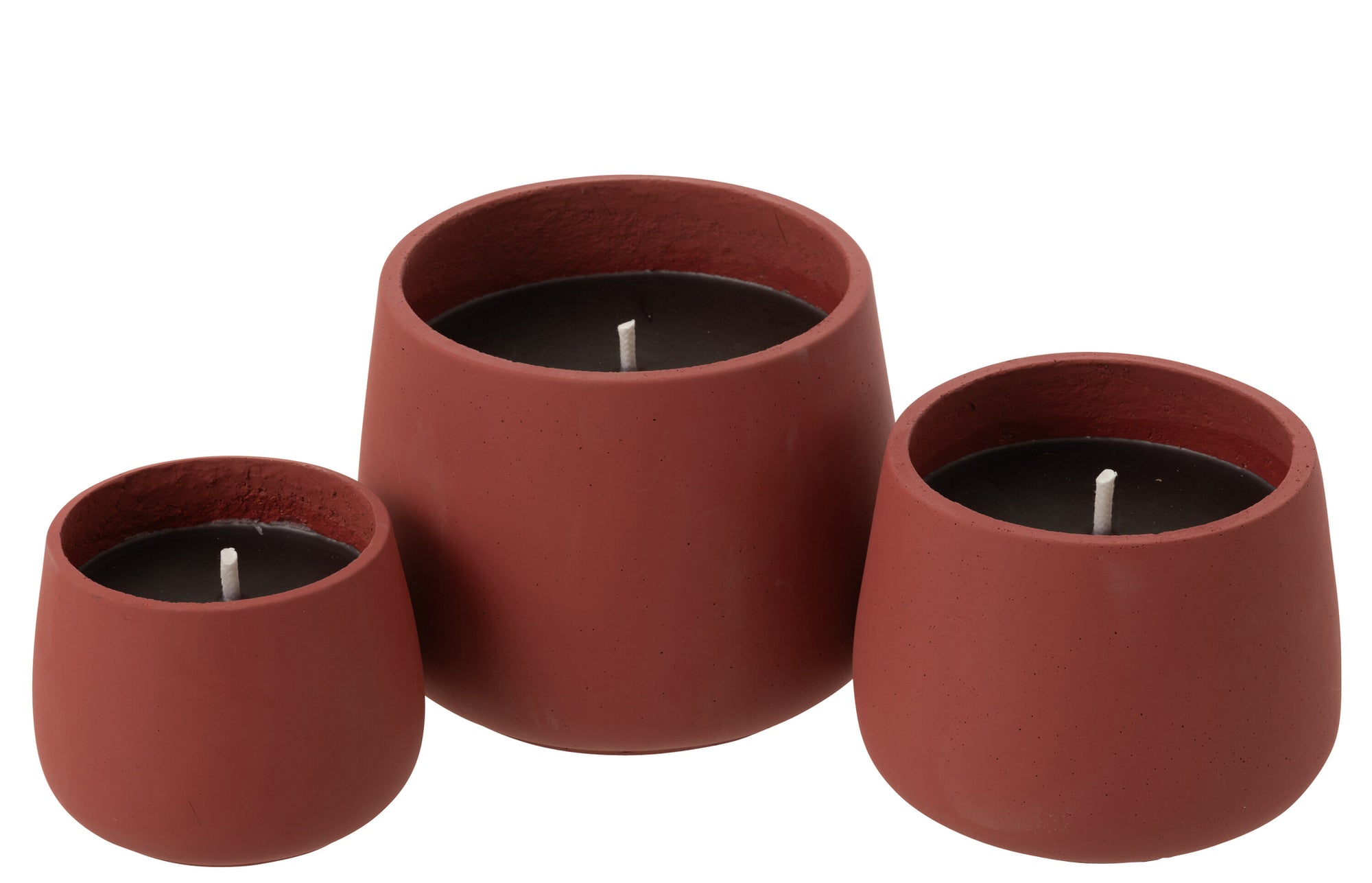 J-LINE OUTDOOR KAARS CYRA CEMENT ROOD GROOT 48U - Tuincentrum Lopik