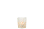 J-LINE THEELICHTHOUDER SALLY GLAS ORANJE/TRANSPARANT EXTRA SMALL - Tuincentrum Lopik