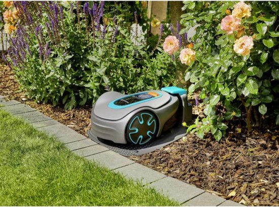 GARDENA ROBOTMAAIER SILENO MINIMO 450 M² – BLUETOOTH APP – MAX. HELLING 25% – INCLUSIEF LAADSTATION EN INSTALLATIEKIT