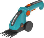  ACCU GRASSCHAAR SET COMFORTCUT LI MET HEGGENSCHAAR 18CM, STEEL EN WIELEN