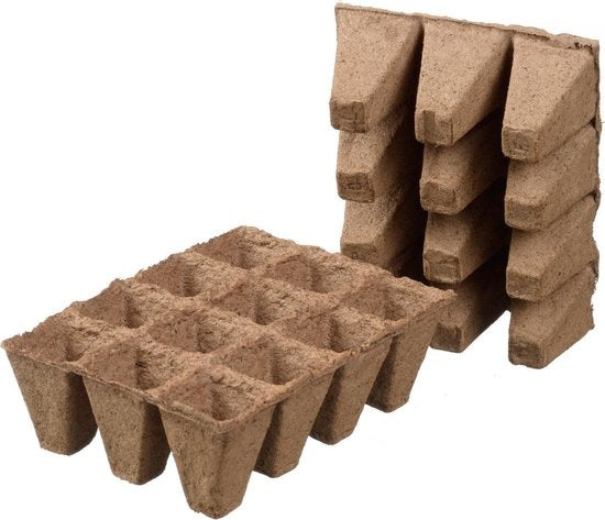 Biologisch afbreekbare turfpotjes H5x4x4cm