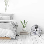 DFA30CH RETRO VLOERVENTILATOR 35 CM CHROOM 55 WATT